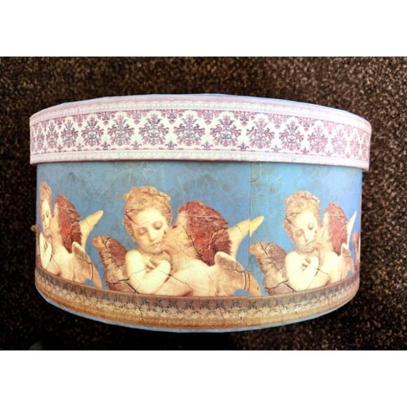 Two round Vintage Tri-Coastal Design boxes - Picture 3 of 8